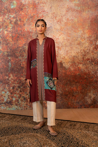 Nishat Linen - Printed Shirt - PW23-162