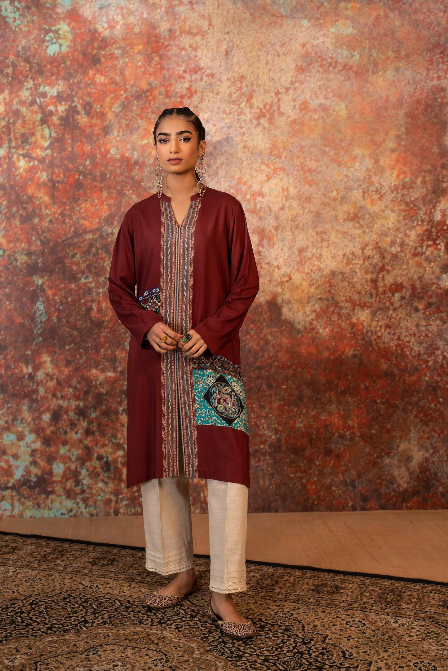 Nishat Linen - Printed Shirt - PW23-162