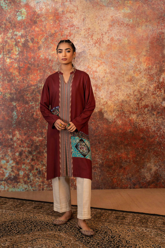 Nishat Linen - Printed Shirt - PW23-162