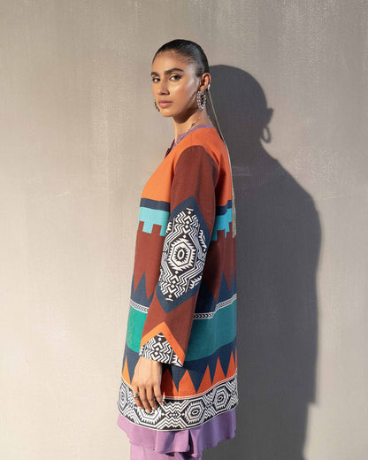 Nishat Linen - Printed Jacket - PW23-165