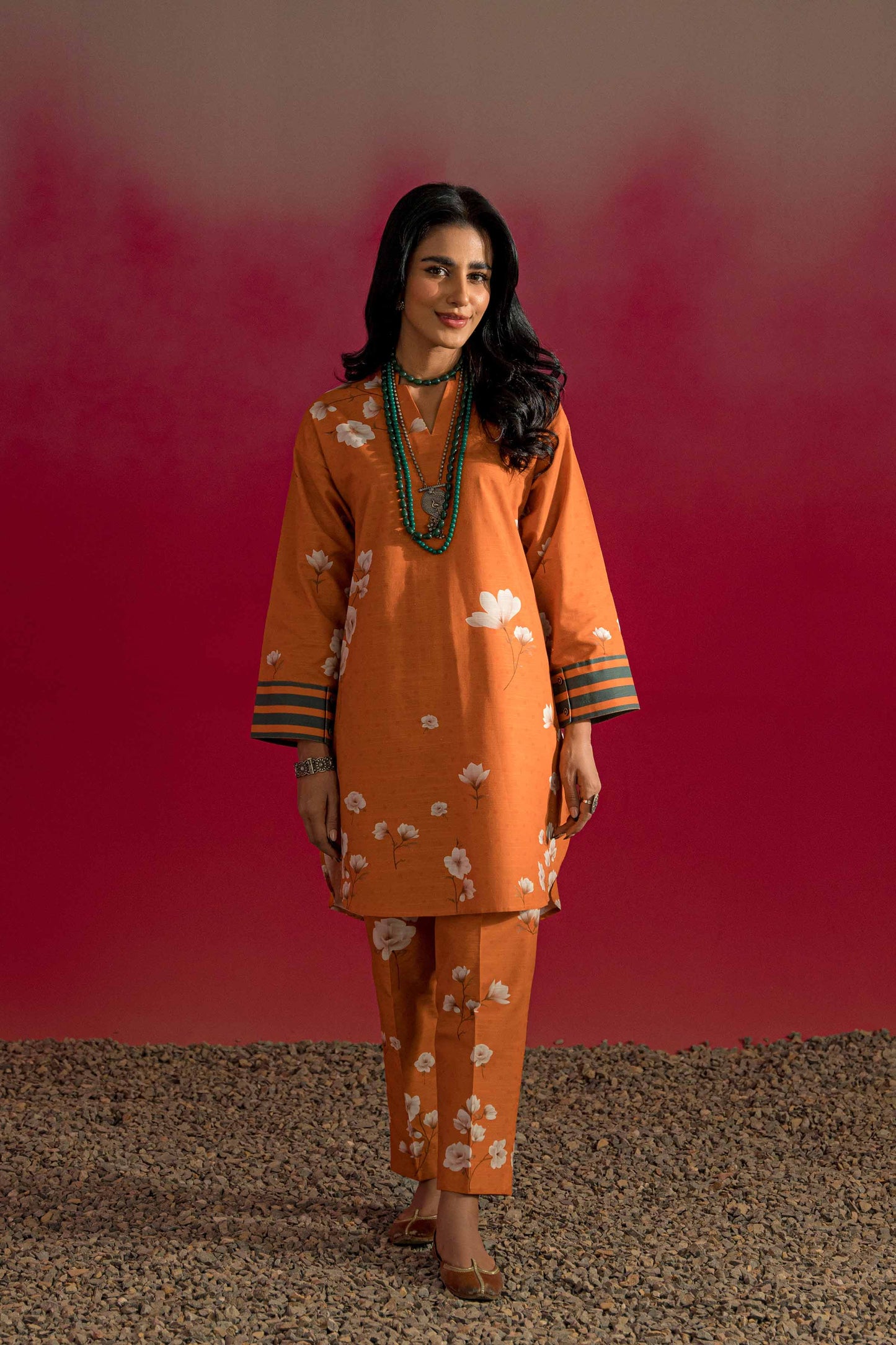 Nishat Linen - 2 Piece - Printed Suit - PW23-166
