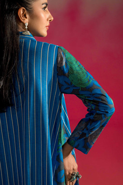 Nishat Linen - Printed Embroidered Shirt - PW23-167