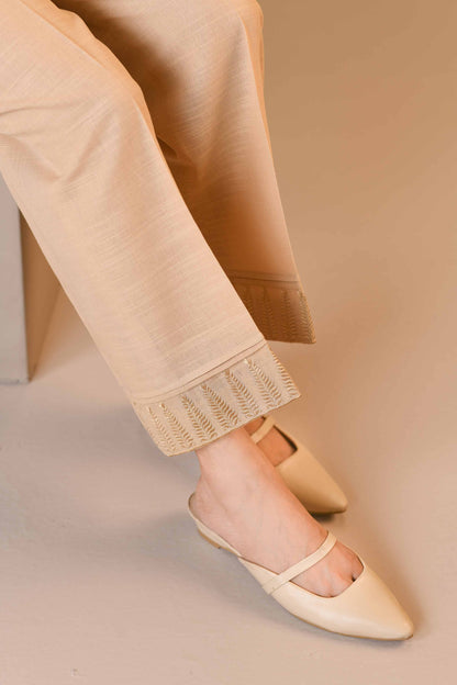 Nishat Linen - Embroidered Trousers - PW23-169