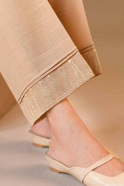 Nishat Linen - Embroidered Trousers - PW23-169