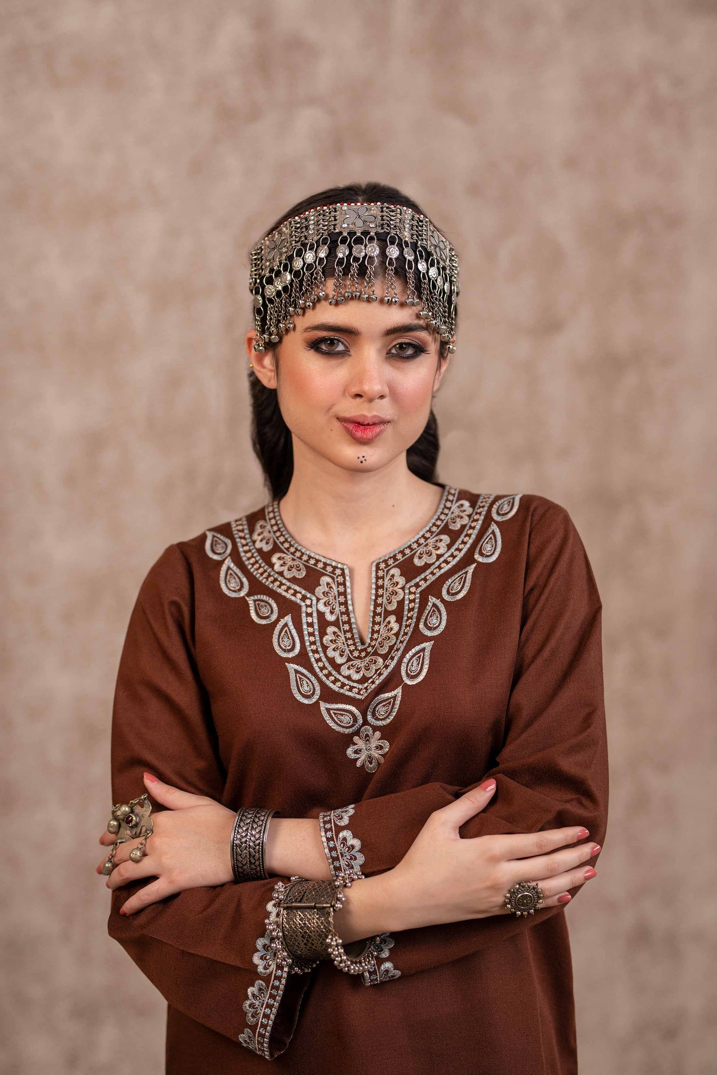 Nishat Linen - 2 Piece - Embroidered Suit - PW23-17