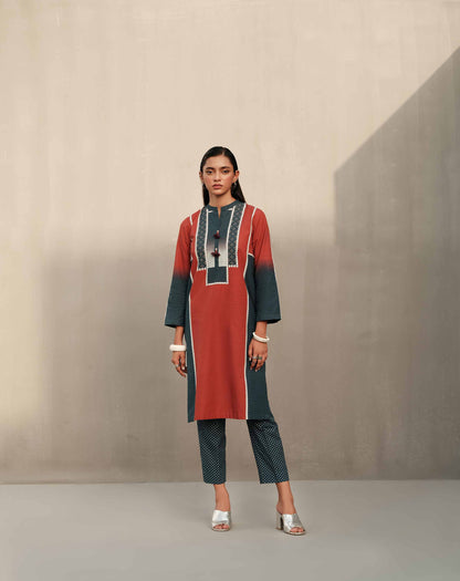 Nishat Linen - 2 Piece - Printed Suit - PW23-173