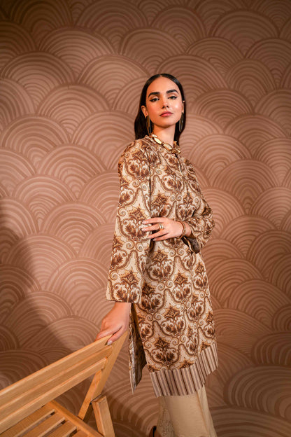 Nishat Linen - Printed Shirt - PW23-177