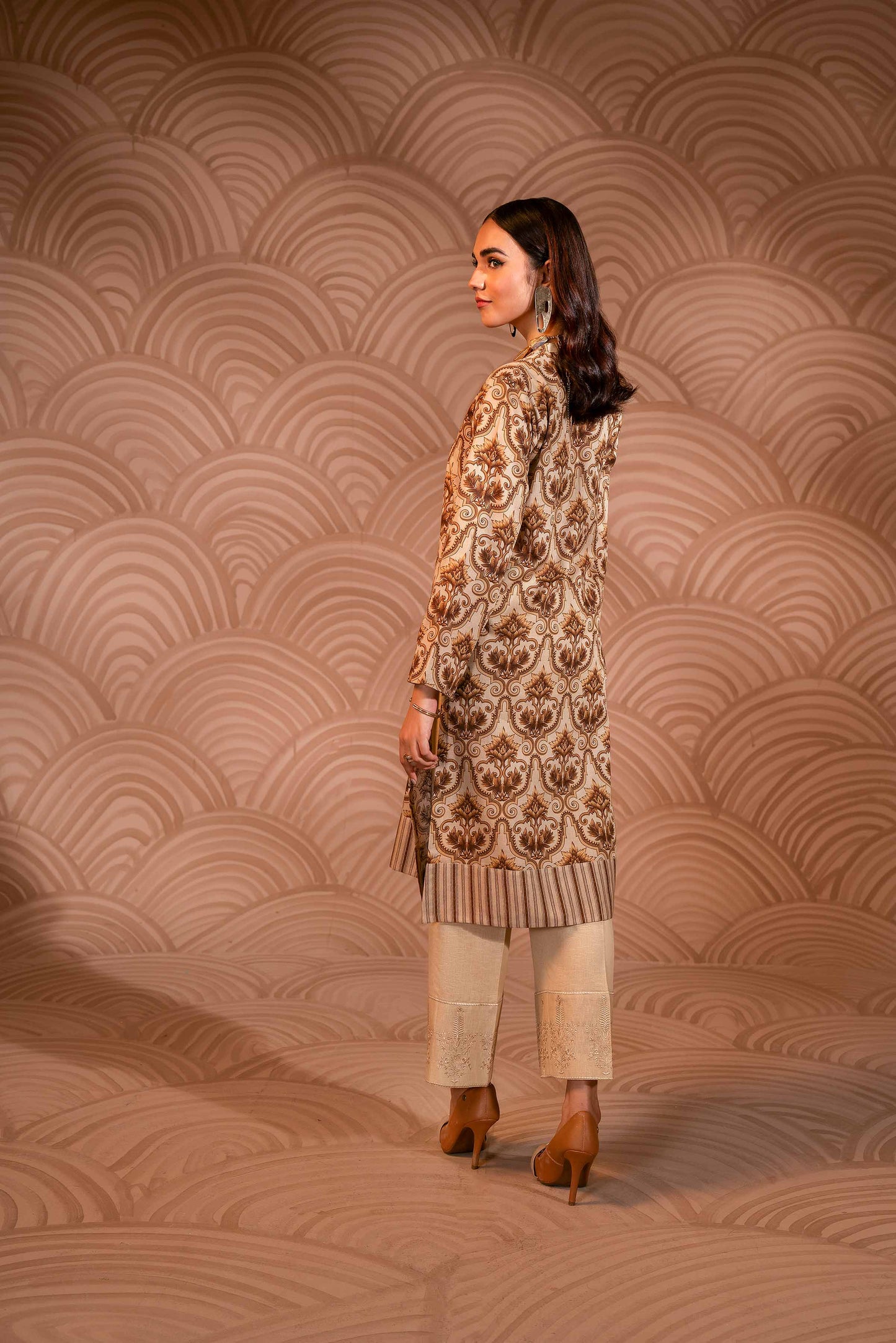 Nishat Linen - Printed Shirt - PW23-177