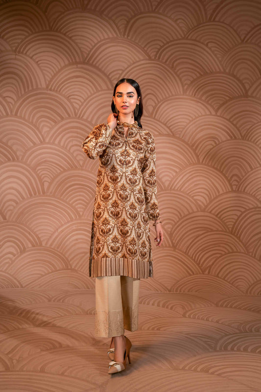 Nishat Linen - Printed Shirt - PW23-177