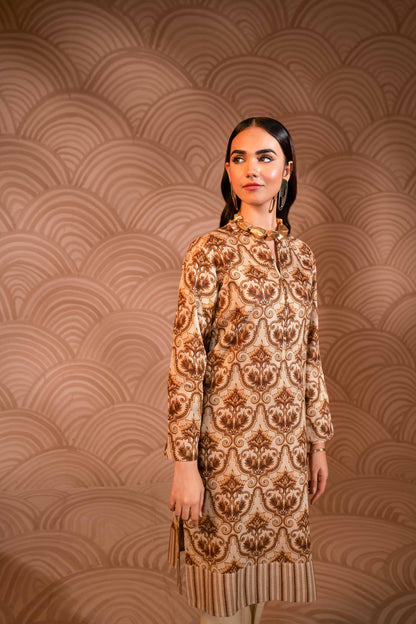 Nishat Linen - Printed Shirt - PW23-177