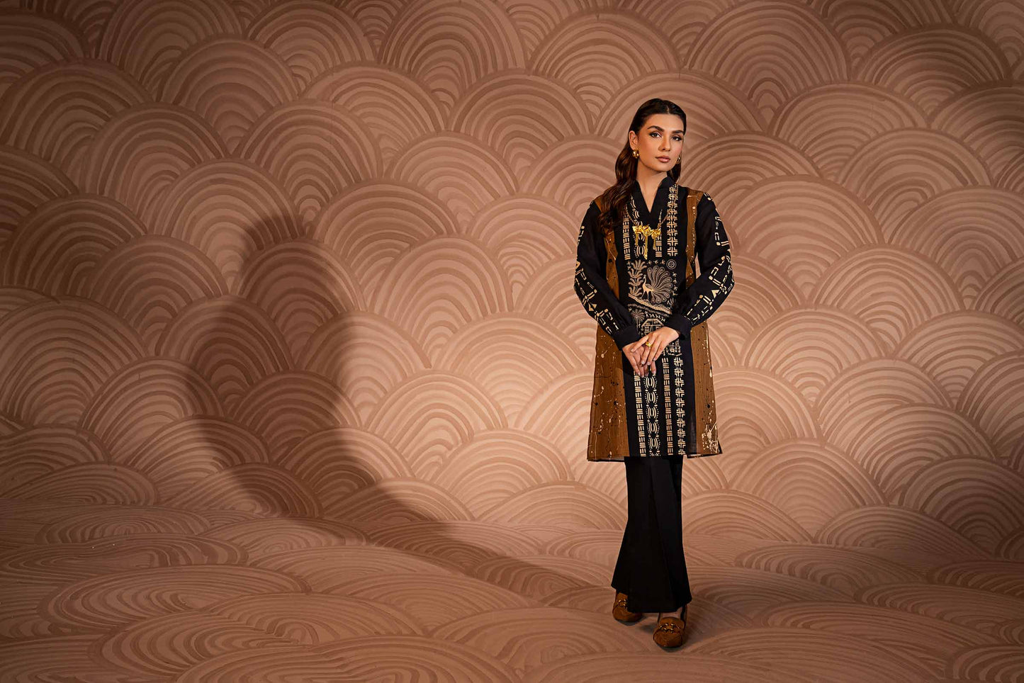 Nishat Linen - Printed Shirt - PW23-178