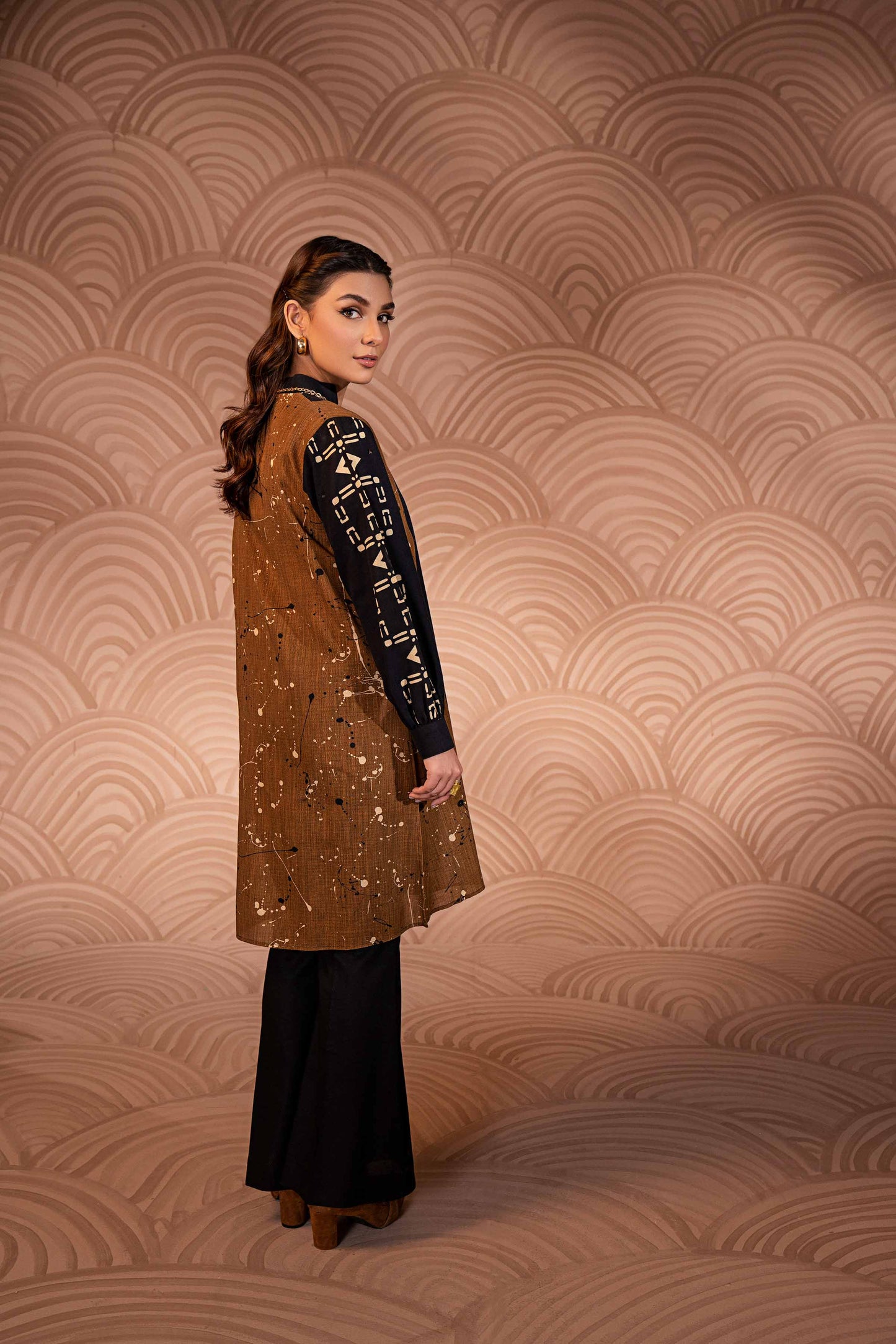 Nishat Linen - Printed Shirt - PW23-178