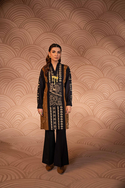 Nishat Linen - Printed Shirt - PW23-178