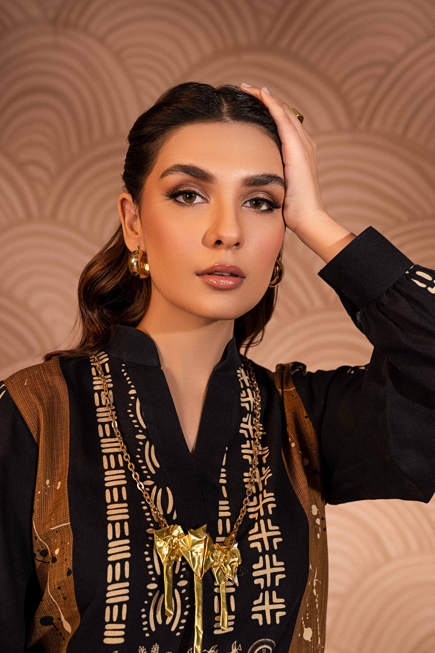 Nishat Linen - Printed Shirt - PW23-178