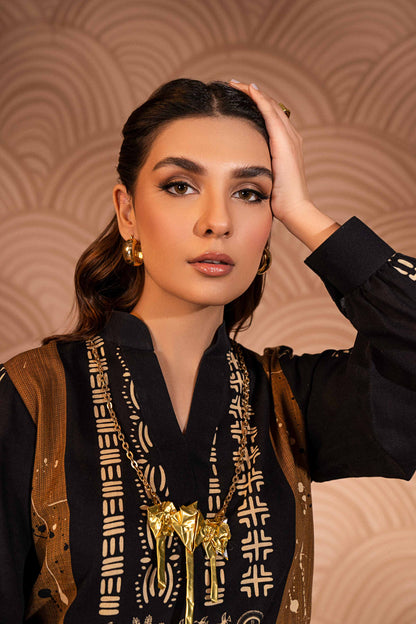 Nishat Linen - Printed Shirt - PW23-178