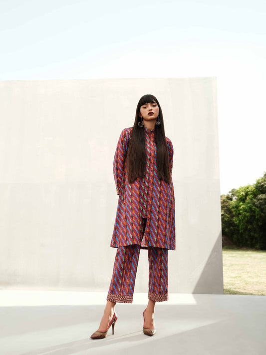 Nishat Linen - 2 Piece - Printed Suit - PW23-179