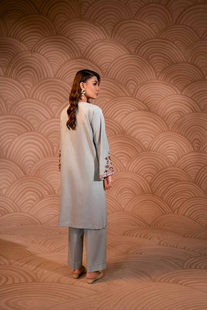 Nishat Linen - 2 Piece - Embroidered Suit - PW23-18