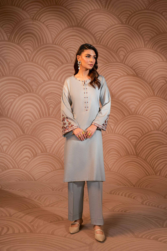 Nishat Linen - 2 Piece - Embroidered Suit - PW23-18