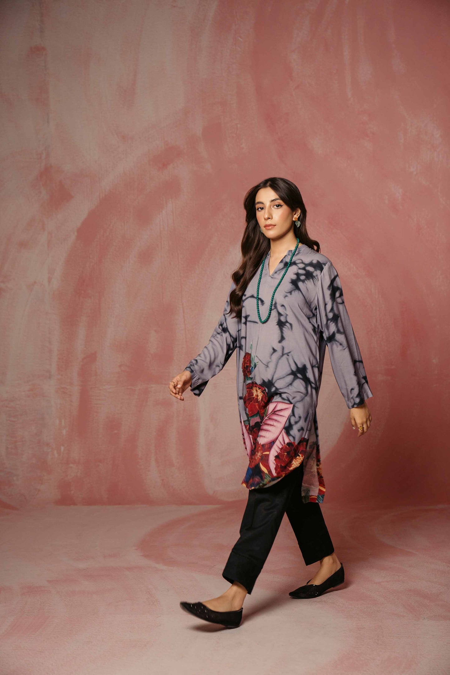 Nishat Linen - Printed Shirt - PW23-180