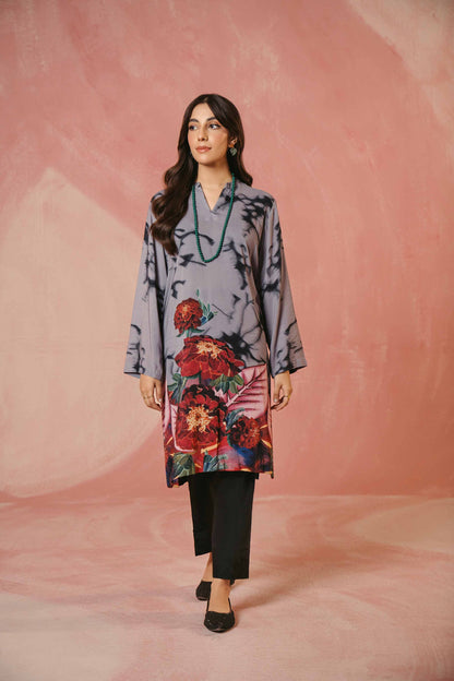 Nishat Linen - Printed Shirt - PW23-180