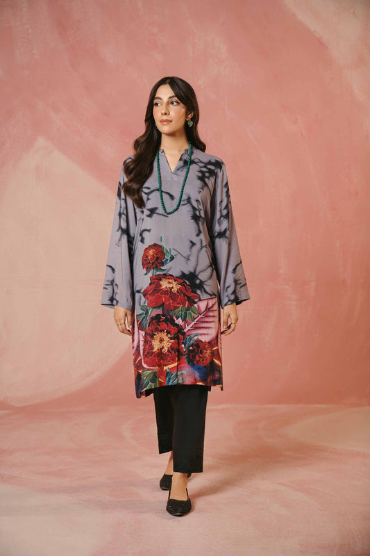 Nishat Linen - Printed Shirt - PW23-180