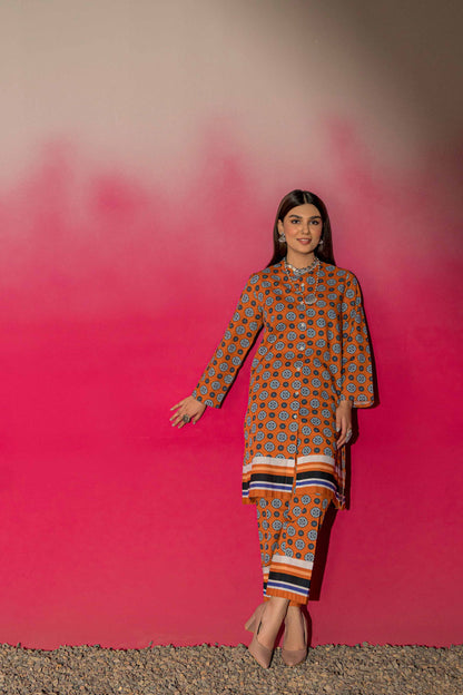 Nishat Linen - 2 Piece - Printed Suit - PW23-181