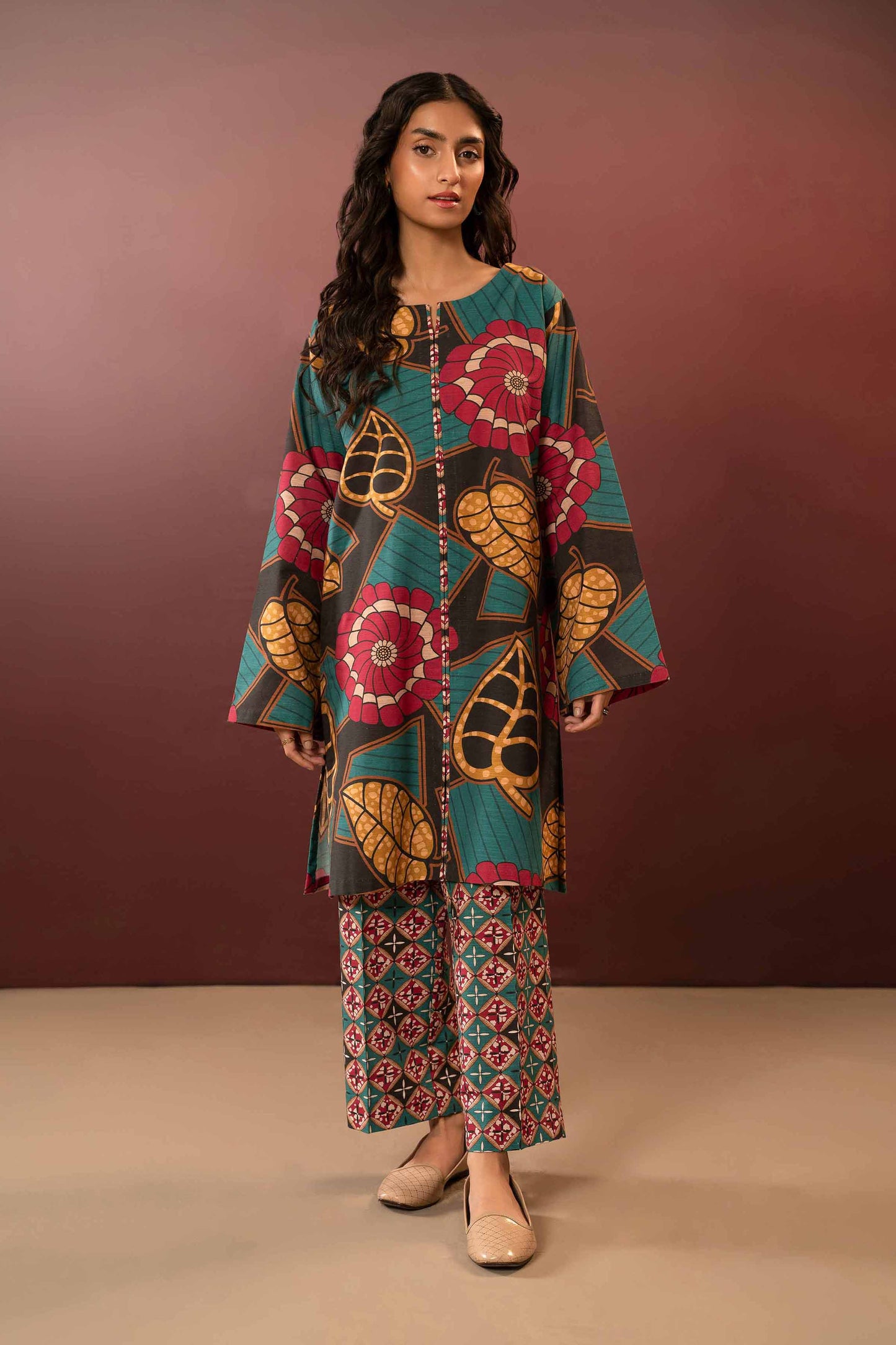 Nishat Linen - 2 Piece - Printed Suit - PW23-182