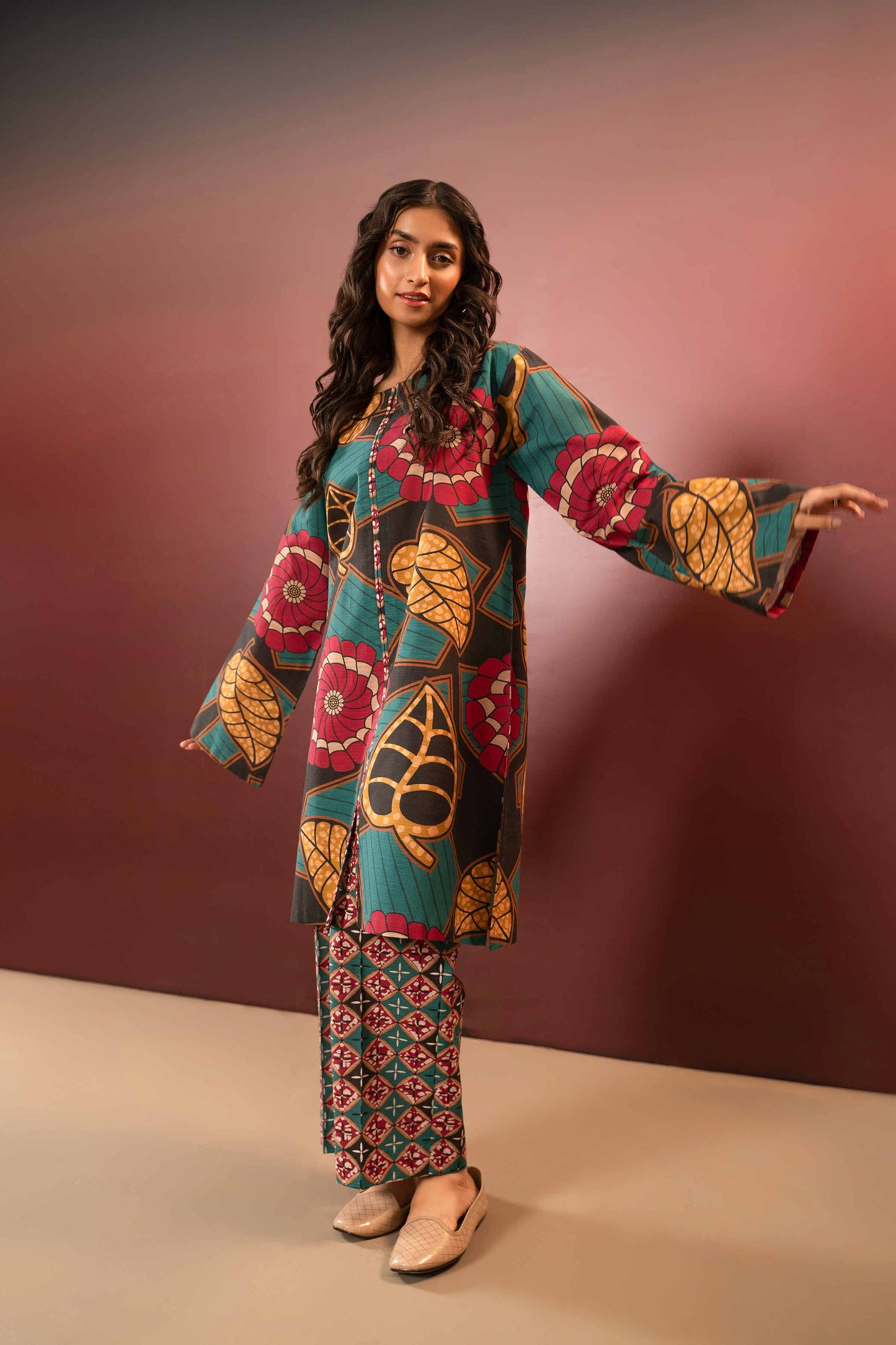 Nishat Linen - 2 Piece - Printed Suit - PW23-182