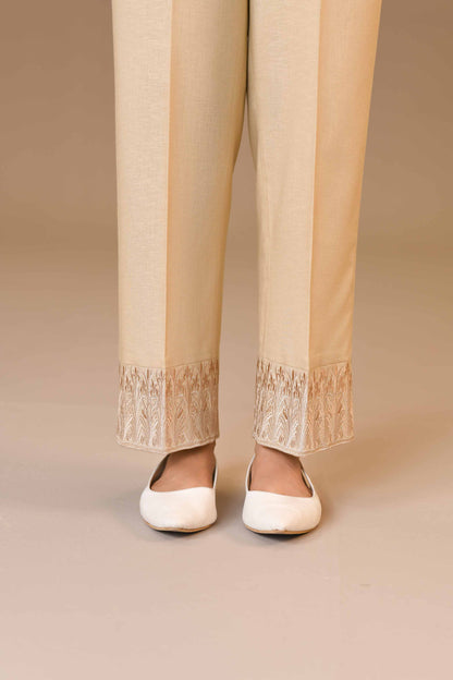 Nishat Linen - Embroidered Trousers - PW23-185