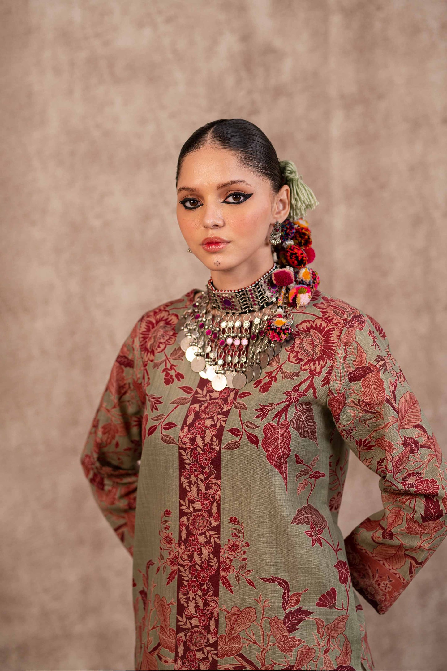 Nishat Linen - Printed Shirt - PW23-191