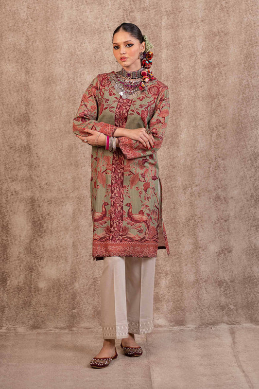 Nishat Linen - Printed Shirt - PW23-191