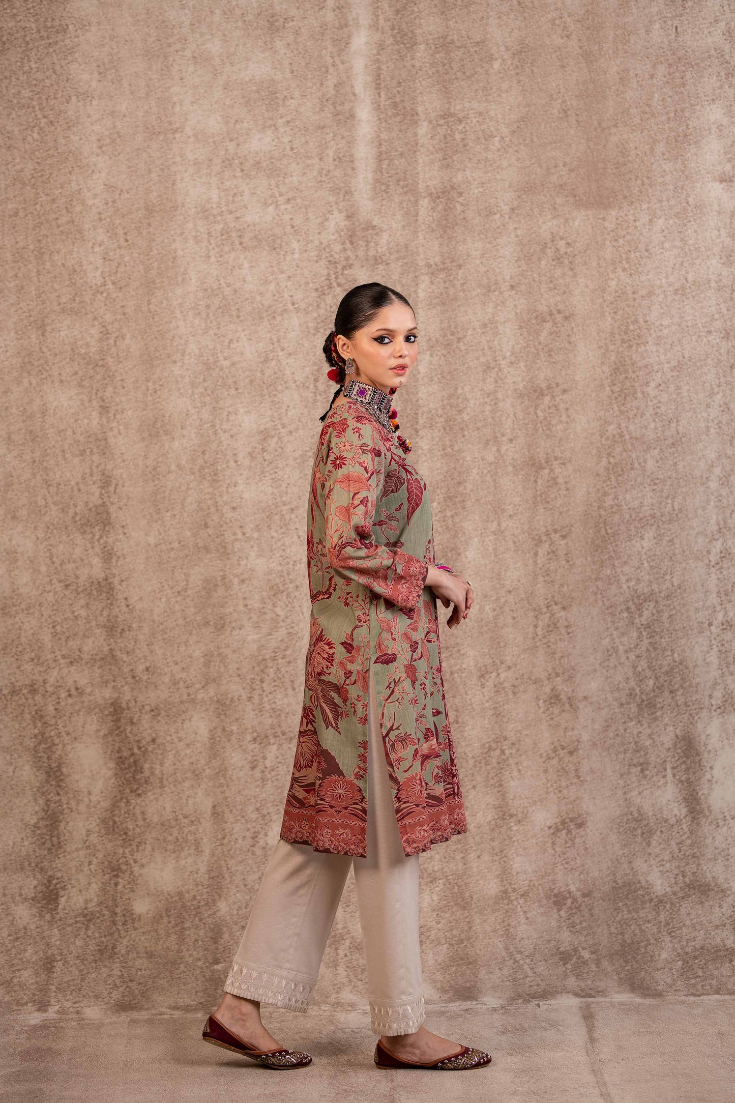 Nishat Linen - Printed Shirt - PW23-191