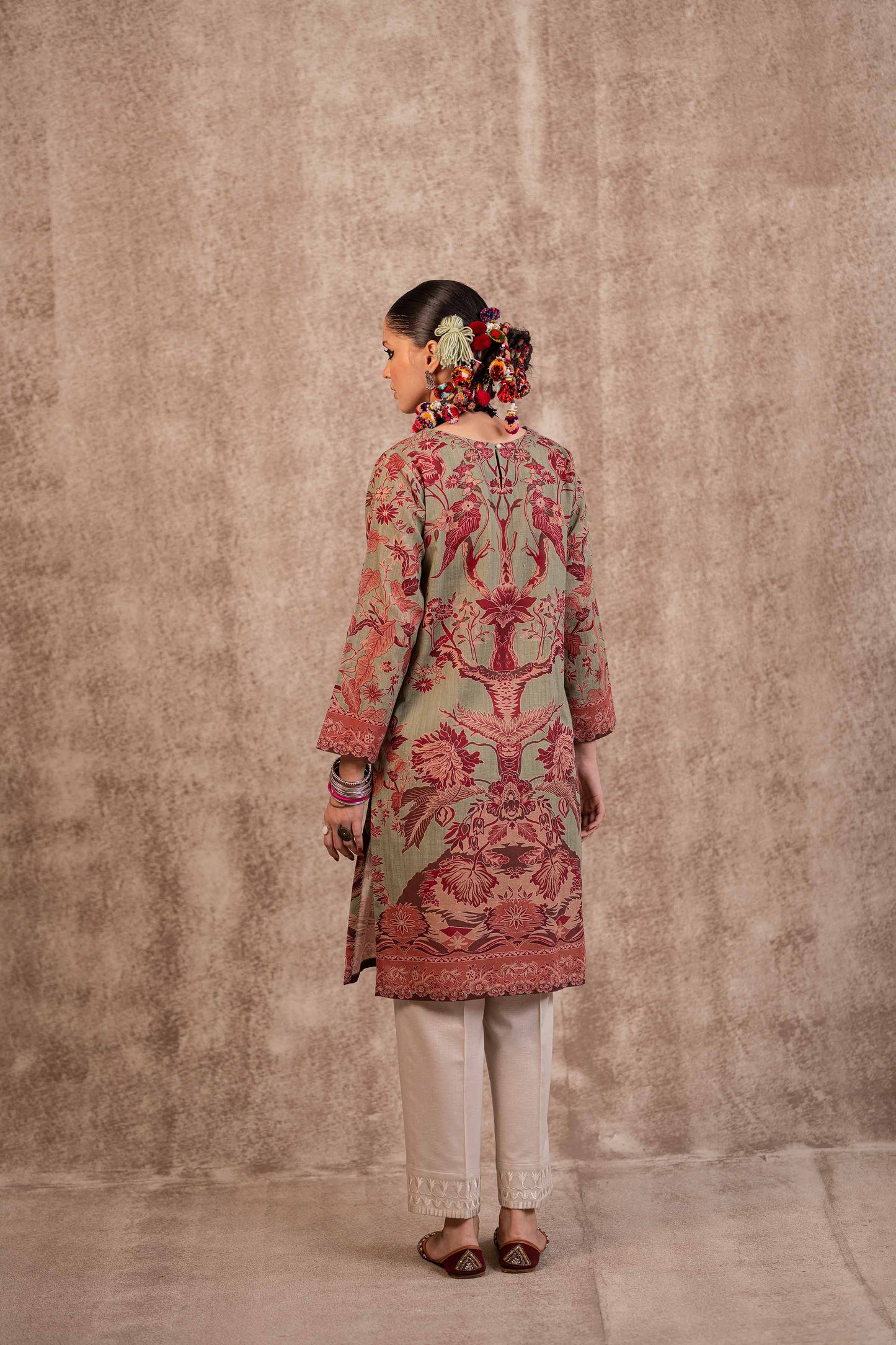 Nishat Linen - Printed Shirt - PW23-191