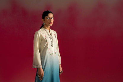Nishat Linen - 2 Piece - Printed Embroidered Suit - PW23-193
