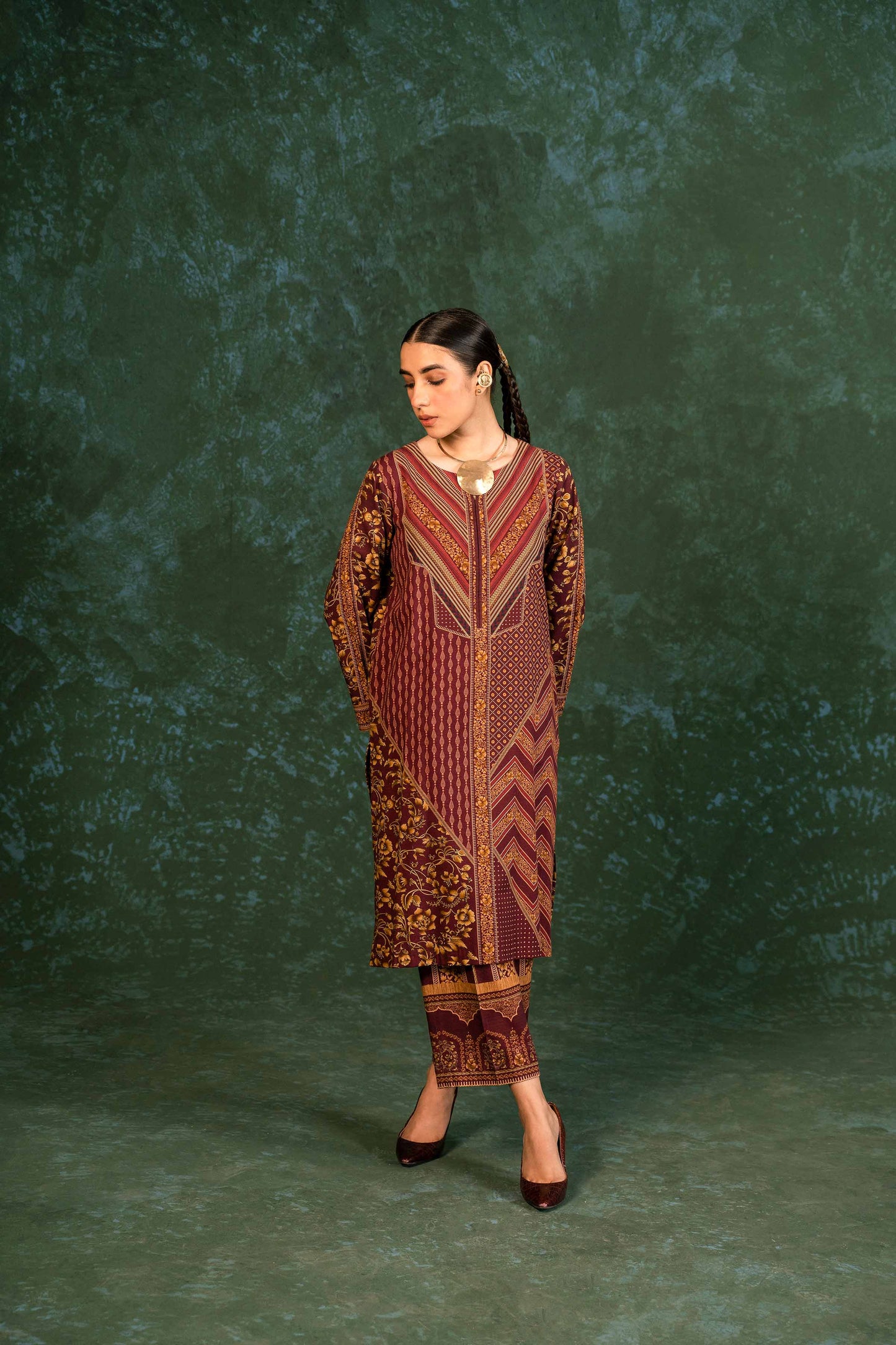 Nishat Linen - 2 Piece - Printed Suit - PW23-195
