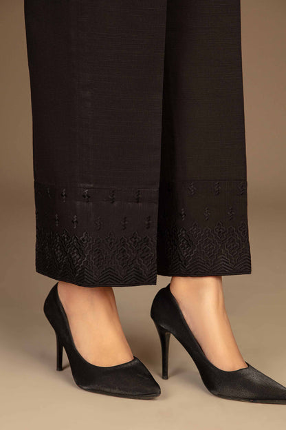 Nishat Linen - Embroidered Trousers - PW23-197