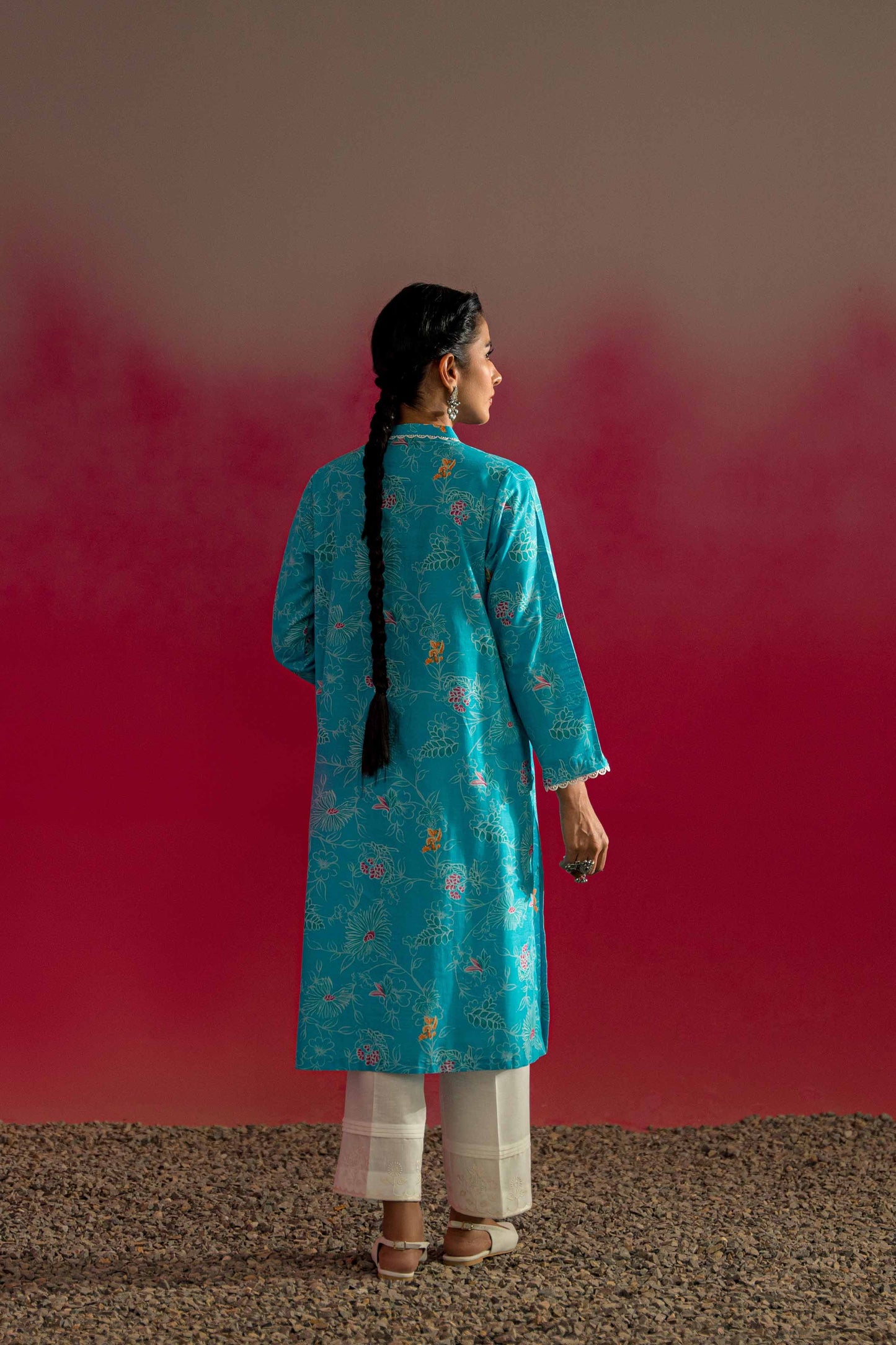Nishat Linen - Printed Shirt - PW23-198
