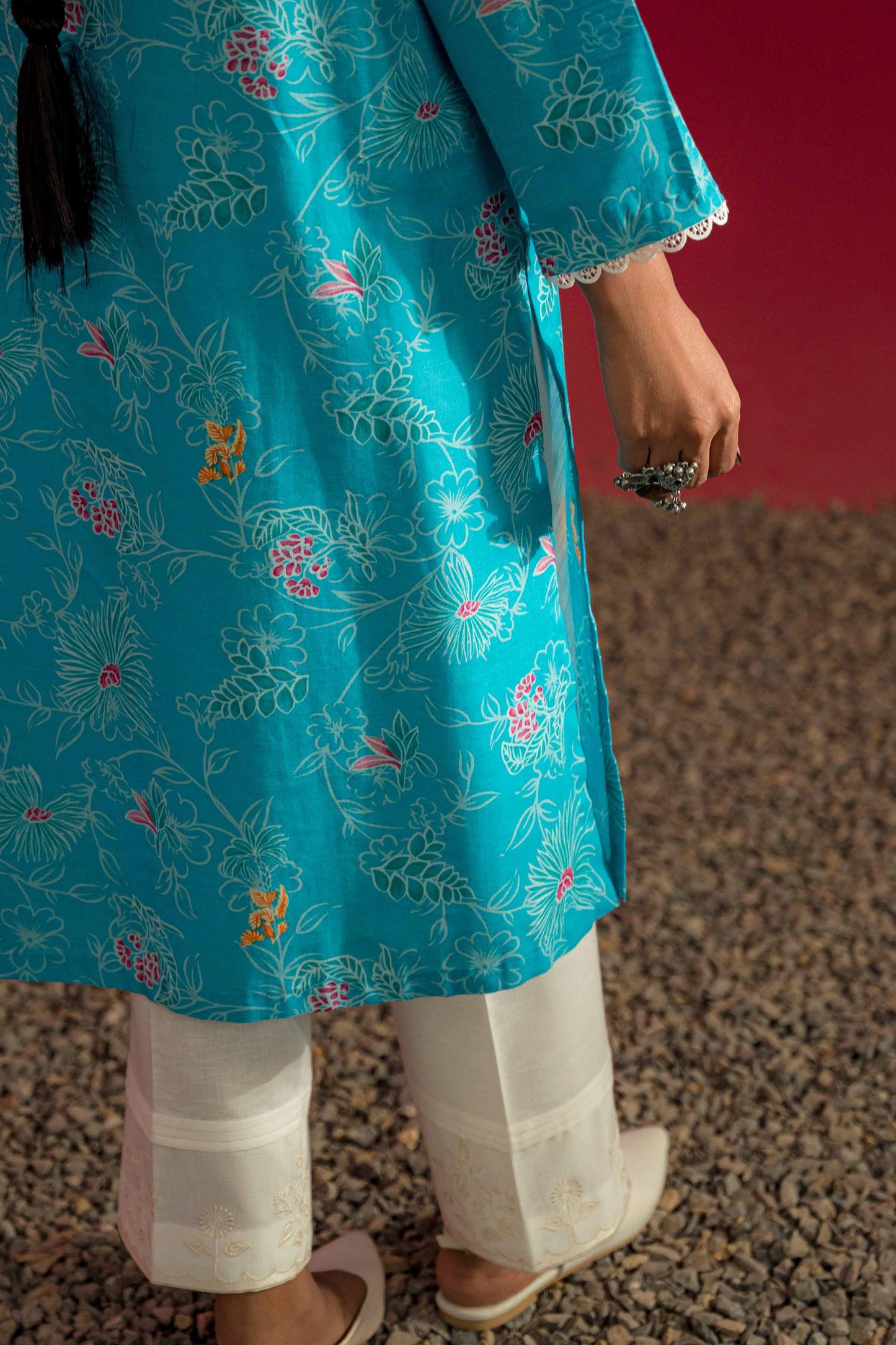 Nishat Linen - Printed Shirt - PW23-198