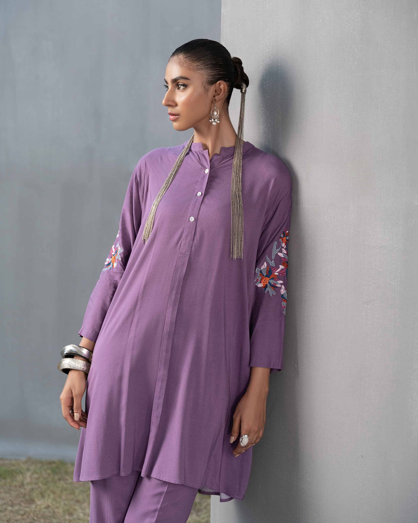Nishat Linen - 2 Piece - Embroidered Suit - PW23-20
