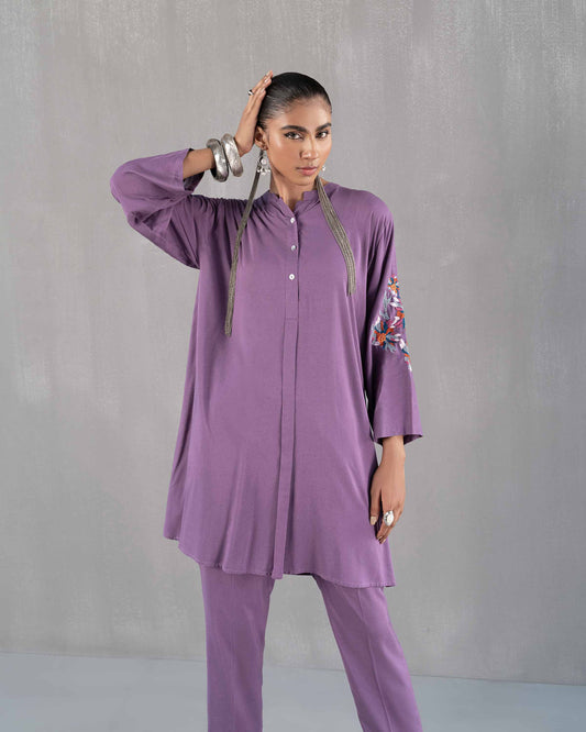 Nishat Linen - 2 Piece - Embroidered Suit - PW23-20