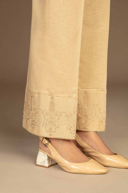 Nishat Linen - Embroidered Trousers - PW23-200