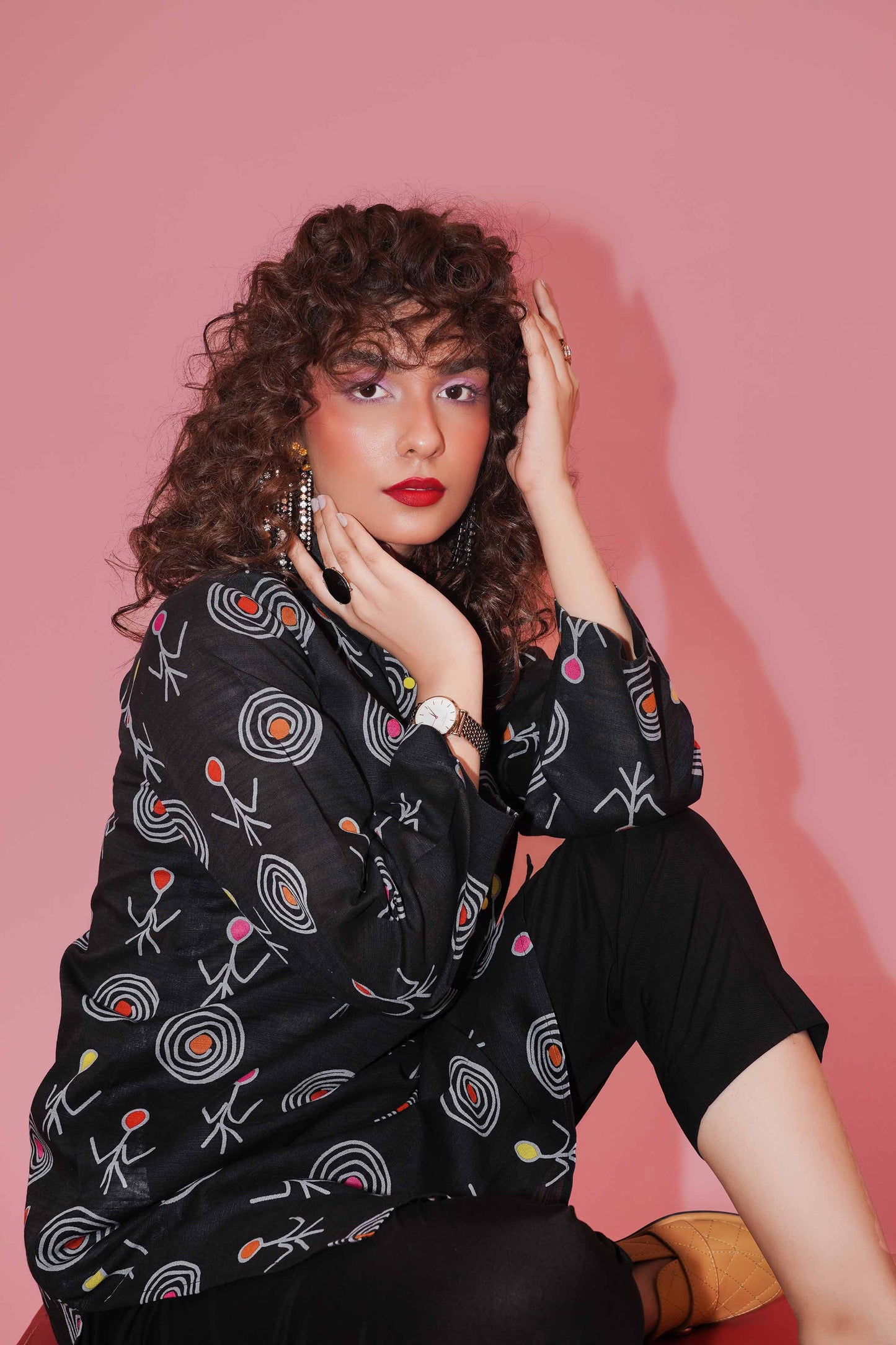 Nishat Linen - Printed Shirt - PW23-201