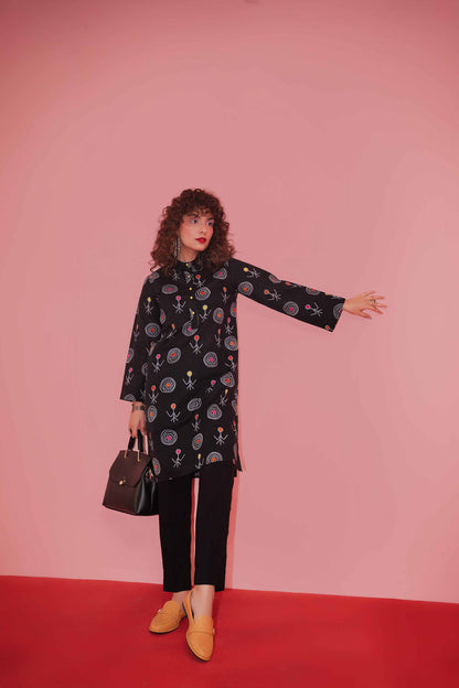 Nishat Linen - Printed Shirt - PW23-201