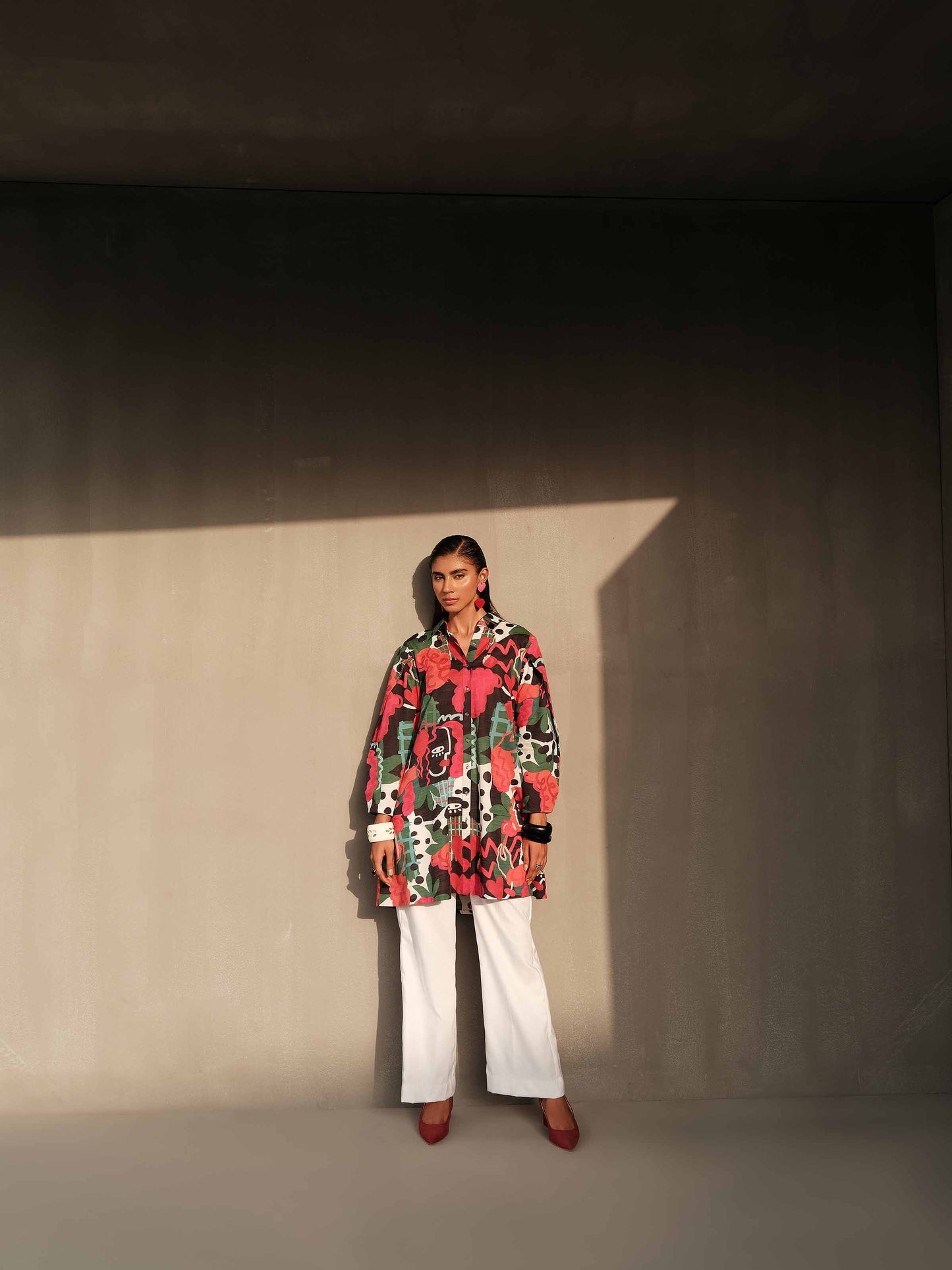 Nishat Linen - Printed Shirt - PW23-202