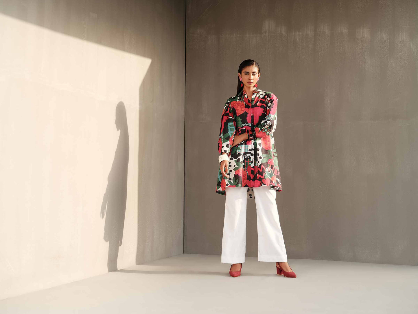 Nishat Linen - Printed Shirt - PW23-202