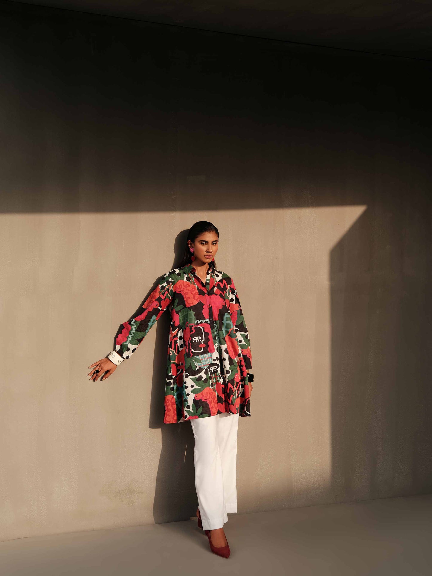 Nishat Linen - Printed Shirt - PW23-202