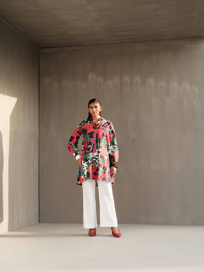 Nishat Linen - Printed Shirt - PW23-202