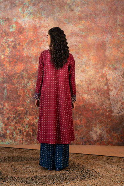 Nishat Linen - 2 Piece - Printed Embroidered Suit - PW23-204
