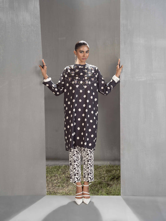 Nishat Linen - 2 Piece - Printed Embroidered Suit - PW23-205