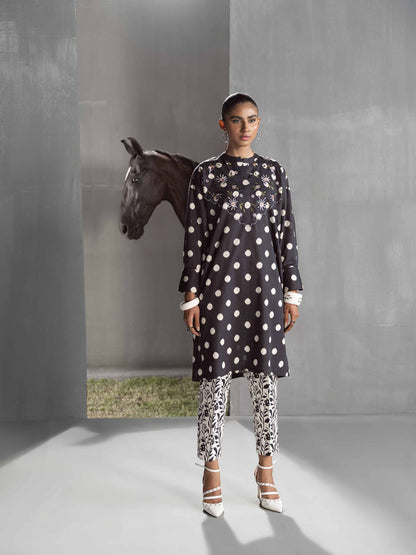 Nishat Linen - 2 Piece - Printed Embroidered Suit - PW23-205